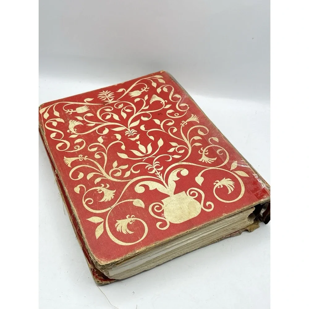Vintage Betty Crockers Picture Cook Book Binder Red And White Kitchen Decor